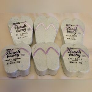 Bundle Of 6 Summer Sandal Bath Bombs. Gifts, Home, Beach